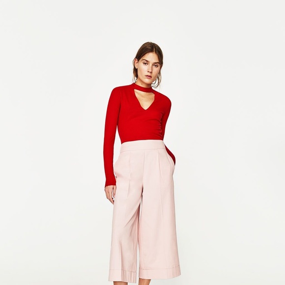 ZARA CHOKER SHIRT - Picture 2 of 4